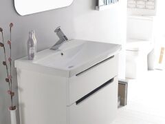 Turkuaz Seramik Cerastyle Elite Etajerli Lavabo 90x45cm