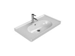 Turkuaz Seramik Cerastyle Arya Etajerli Lavabo 80x45cm