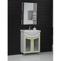 Turkuaz Seramik Cerastyle Evita Etajerli Lavabo 110X55cm