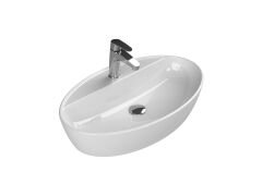 Turkuaz Seramik Cerastyle One Tezgah Üstü Lavabo 67x42cm