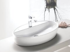 Turkuaz Seramik Cerastyle One Tezgah Üstü Lavabo 67x42cm